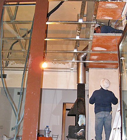 Trabajo de Roc pintor en Arbúcies